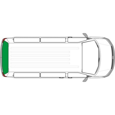 CBEST Vnútorná tepelná clona pre zadné dvere VW T5 a T6 37282