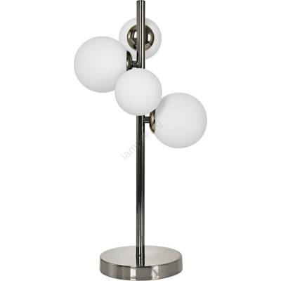 Brilagi - LED настолна лампа MILLA 4xG9/3W/230V черен хром/бял (BG1802)