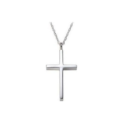 Prosperk Řetízek ocelový s přívěskem křížek S3885