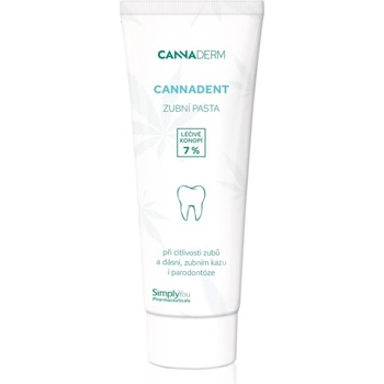 Cannaderm Cannadent Alkaline toothpaste билкова паста за зъби с конопено масло 75 гр