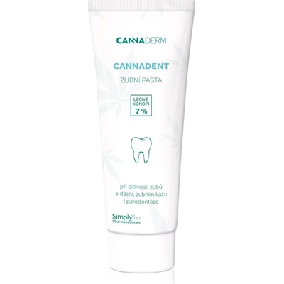 Cannaderm Cannadent Alkaline toothpaste билкова паста за зъби с конопено масло 75 гр