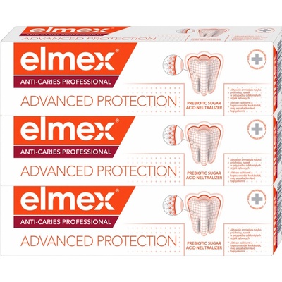 Elmex Anti Caries Professional 3 x 75 ml