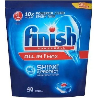 Calgonit Finish All in 1 Max shine and protect tablety do myčky nádobí 48 ks