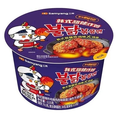Samyang Buldak Sweet & Spicy Bowl Korean Chicken Ramen 115 g