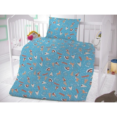 Kvalitex obliečky Indiánska Dedinka 90x135 cm 45x60 cm