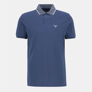 Barbour Блуза с яка Barbour Men's Denwick Short Sleeve Tailored Fit Polo Shirt - Dark Denim NY38