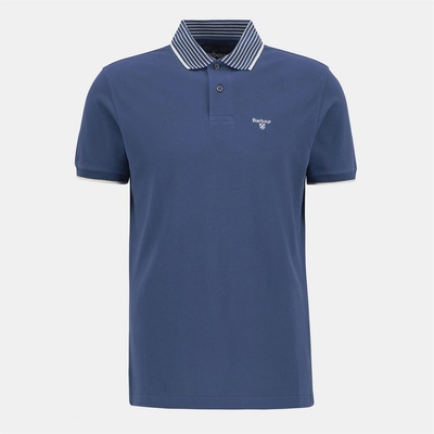 Barbour Блуза с яка Barbour Men's Denwick Short Sleeve Tailored Fit Polo Shirt - Dark Denim NY38