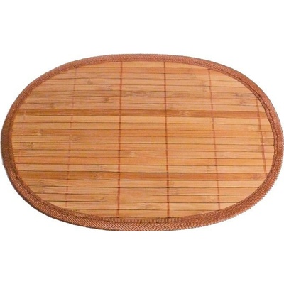 Košíkárna Prestieranie bambus hnedé oválne 40x30cm
