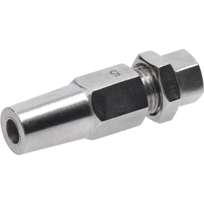 Rukojeť pro lano z nerezové oceli 5 mm, s vnitřním závitem M6, broušená nerezová ocel K320 /AISI304