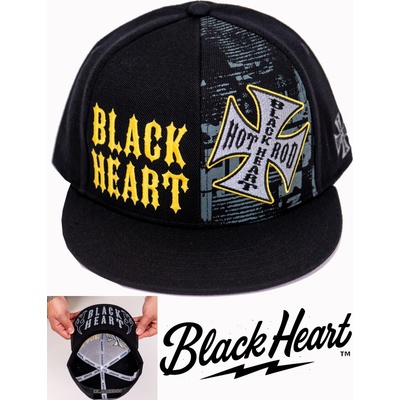 A BLACK HEART SNAPBACK RUTHLESS