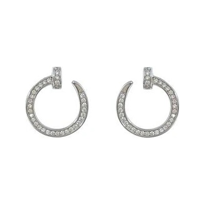 Infinitysilver stříbrné náušnice nedotažené kroužky L436950b