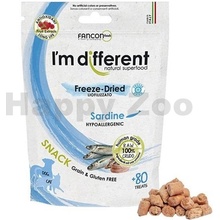 I'm different I´M DIFFERRENT SNACK sardinky mrazem sušený pamlsek 40 g