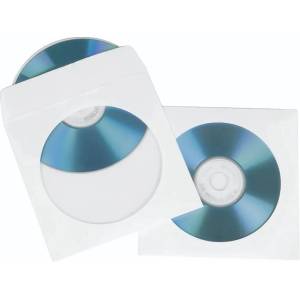 Hama Пликове за CD/DVD дискове Hama, 100 броя, прозрачни (HAMA-51174)