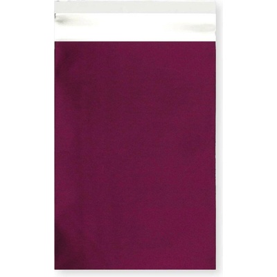 Barevné matné fóliové obálky - 162 x 114 mm (C6) - Bordová