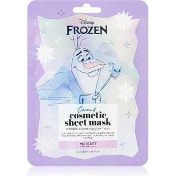 Mad Beauty Frozen Olaf платнена маска с озаряващ и хидратиращ ефект 25ml