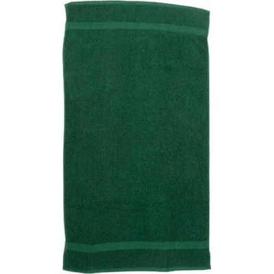 Towel City luxusní froté ručník na ruce s jemným dlouhým vlasem 550 g/m zelená lesní 50 x 90 cm