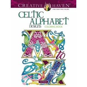 Creative Haven Celtic Alphabet Designs Coloring Book | Cari Buziak (2019)