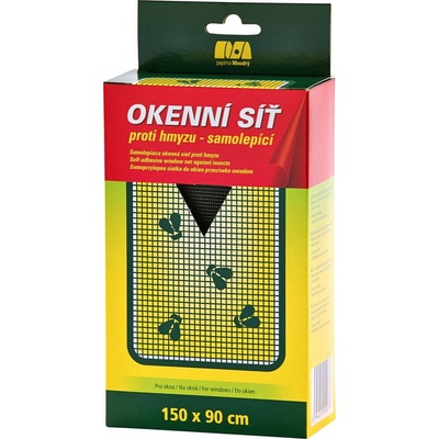 Síť okenní 150 x 90 cm černá samolepící – Hledejceny.cz