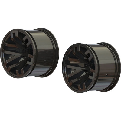 Arrma disk MT 2.8" 14 mm hex černý chrom 2