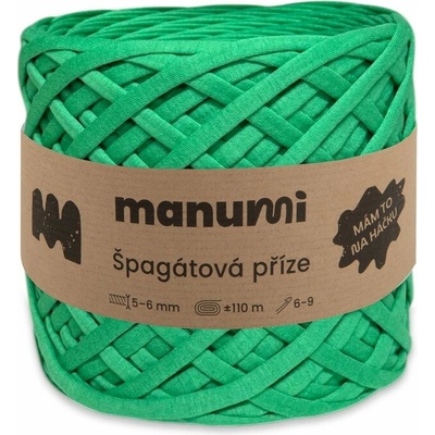 Manumi špagátová příze zelená - 1 ks