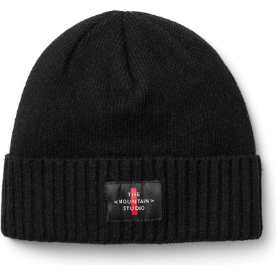 The Mountain Studio Зимна шапка (beanie) The mountain studio Cashmere Mix Cross Logo Beanie - Black Onyx - размер One Size (904-4565-0111)