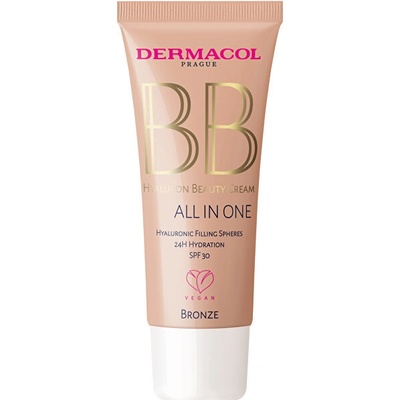 Dermacol BB hyaluronový krém All in One SPF30 Hyaluronic creamSand 30 ml