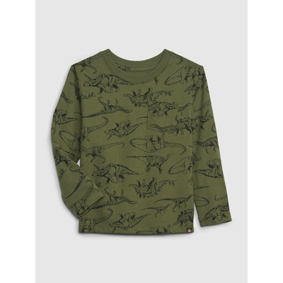 Бебешка тениска Mix & Match с джобче GAP GAP | Zelen | Момчешки | 80-86