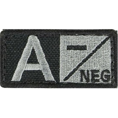 CONDOR OUTDOOR Nášivka krvná skupina A NEG VELCRO FOLIAGE