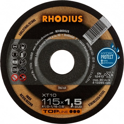 Rhodius Rezný kotúč 115 x 1,5 x 22,23 mm 206164