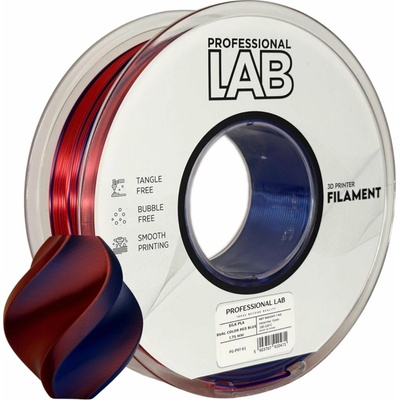 Prof. Lab Silk PLA Dual Color červená modrá 1.75mm 1kg