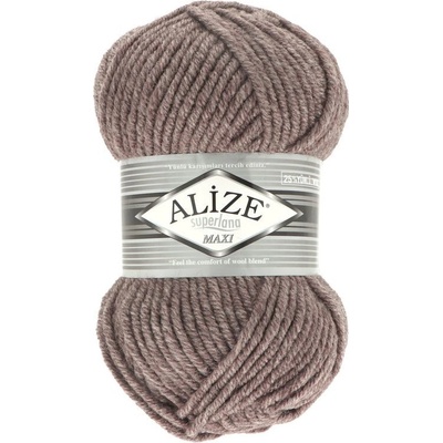 Alize Superlana Maxi 240 tmavo hnedá