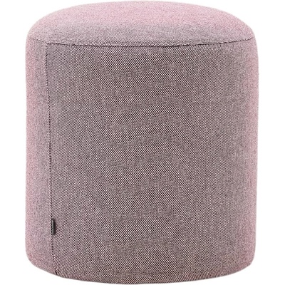 Kave Home Fialový čalouněný taburet Kaeli 43 cm