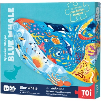 Toi World Пъзел Toi World - Син кит, 425 части (TWTK049)