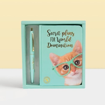 Image 1 of Studio Pets - A6 Тефтерче с химикал в кутия, Котето Рей Бен