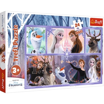 Trefl Maxi Svět plný magie Frozen 2 14345 24 dílků