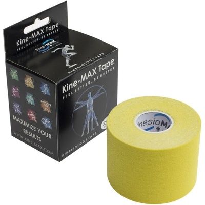 KineMAX Classic kinesiologická tejpovací páska žlutá 5 cm x 5 m