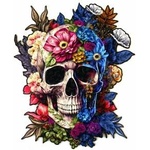 Recent Toys Wooden / colorful puzzle 232 pcs - Skull