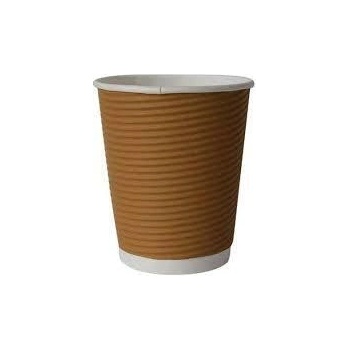 Картонени чаши 8oz двустенни Ф80 , RW КРАФТ (pl-397172)