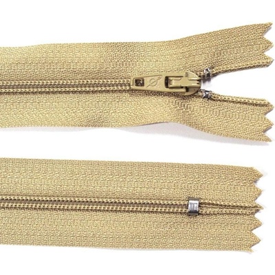 Spirálový zip no.3 nerozepínací 25cm - více barev color: 708 béžová