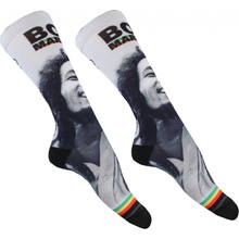 Perri´s Sock ponožky BOB MARLEY KING OF RAGGAE DYE SUB BOC303-100 WHITE