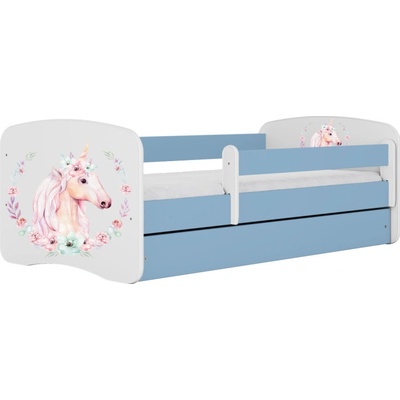 Kocot kids Babydreams kôň modrá se šuplíkys matrací