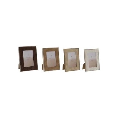 Home ESPRIT Рамка за снимки Home ESPRIT Бял Кафяв Бежов Светло кафяв Кадифе Кристал Модерен 16 x 2 x 21 cm (4 броя)