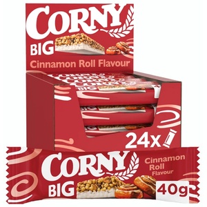CORNY Big Cinnamon Roll с вкус на 40 г, кутия 24 бр