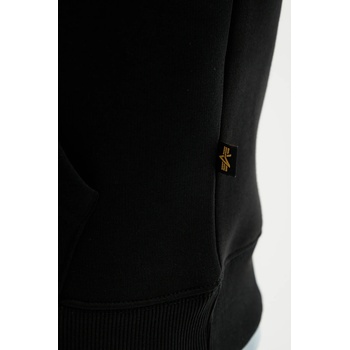 Alpha Industries Суичър Alpha Industries мъжки в черно с качулка с принт 146343.515 (146343.515)