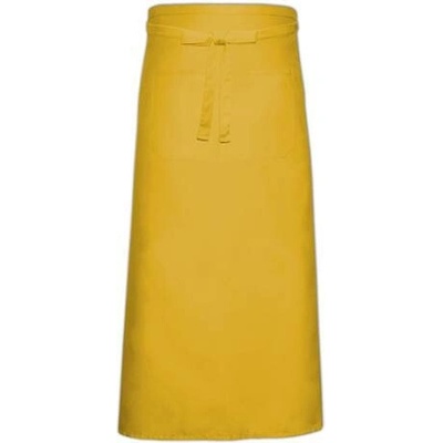 Link Kitchen Wear Bistro zástěra s přední kapsou X968T Yellow 100x100cm
