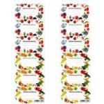 Starpak Fruit/Vegetable preserves stickers (25pcs)