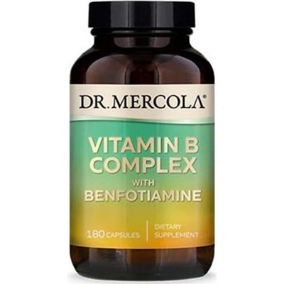 Dr. Mercola Vitamín B-Komplex s Benfotiaminem 180 kapslí
