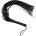 Alive Fantasy Long Leather Flogger Black