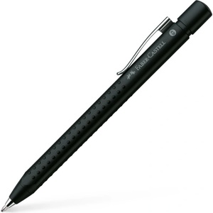 Faber-Castell Химикалка Faber-Castell Grip 2011 M, син цвят на писане, матова черна