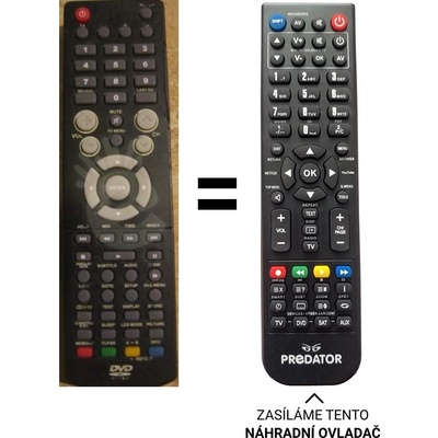 Dálkový ovladač Predátor Venturer Combo TV+DVD 15´lcd/dvd 206CE – Hledejceny.cz